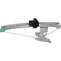 Rear, Passenger Side Window Regulator, Power