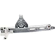 Rear, Passenger Side Power Window Regulator, Without Motor
