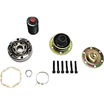 Rear Driveshaft CV Joint, Axle Side, Includes Grease, Boot Clamp, and Snap Ring