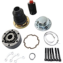 Front Driveshaft CV Joint, Axle Side, Includes Grease, Boot Clamp, and Snap Ring