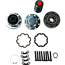 Front or Rear Driveshaft CV Joint, Includes Grease, Gasket Maker, Boot Clamp, and Snap Ring