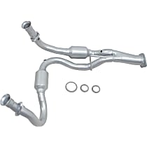Front Catalytic Converter, Federal EPA Standard, 46-State Legal (Cannot ship to or be used in vehicles originally purchased in CA, CO, NY or ME), Y-Pipe, 4.7L Engine