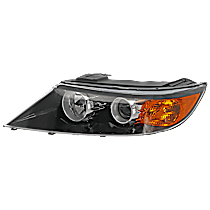 Driver Side Headlight, With bulb(s), Halogen, Clear Lens