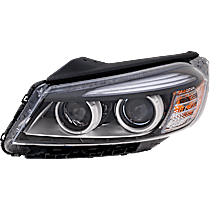 Driver Side Halogen Headlight, With bulb(s), OE Replacement, CAPA Certified