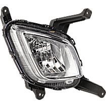 Front, Passenger Side Halogen Fog Light, With bulb(s), OE Replacement