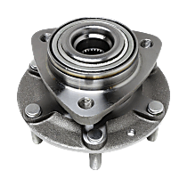 Front, Driver or Passenger Side Wheel Hub, With Bearing, 6 x 5.5 in. Bolt Pattern, Front Wheel Drive