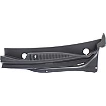 Driver Side Wiper Cowl Grille, Black