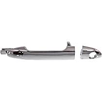 Front, Driver Side Chrome Exterior Door Handle, With Key Hole, New Body Style, Hatchback