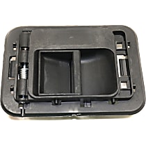 Front, Driver Side Interior Door Handle, Black, Without Door Lock Hole, Base Model