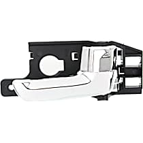 Front or Rear, Passenger Side Chrome Interior Door Handle, With door lock button, Sport Utility