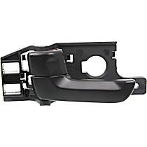 Front or Rear, Driver Side Black Interior Door Handle, With door lock button, Sport Utility