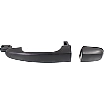 Rear, Driver Side Primed Exterior Door Handle, Without Key Hole, New Body Style, Hatchback