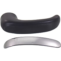 Rear, Driver or Passenger Side Gray Interior Door Handle, Without Door Lock Hole, Mini Passenger Van