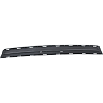 Front, Center, Upper Bumper Grille, Textured Gray, Base Model