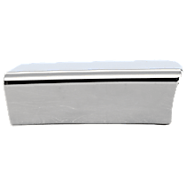 Front, Driver Side Bumper Trim, Chrome, Base Model