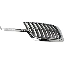 Upper Grille Assembly, Chrome Shell with Dark Gray Insert, Grille