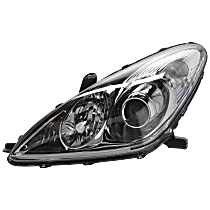 Driver Side Headlight, Without bulb(s), Halogen, Clear Lens