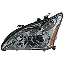 Driver Side Headlight, Without bulb(s), HID/Xenon, Clear Lens