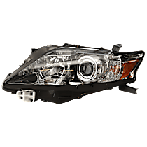 Driver Side Headlight, with Bulb, Halogen, Clear Lens, 6 Cyl., 3.5L Engine, Canada Built Vehicle