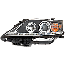 Driver Side Headlight, with Bulb, Halogen, with LED DRL, 6 Cyl., 3.5L Engine, Canada Built Vehicle