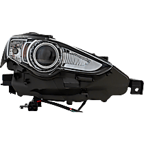 Passenger Side Headlight, without Bulb, HID/Xenon, Except C Models
