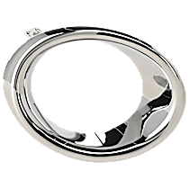 Front, Passenger Side Fog Light Trim, Chrome, Ring Bezel, Base Model