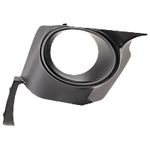 Front, Passenger Side Fog Light Trim, Textured Black, Base Model