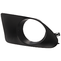 Front, Driver Side Fog Light Trim, Primed, Base Model, Canada Built