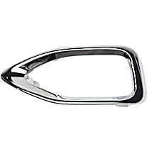 Front, Passenger Side Fog Light Trim, Chrome, Base Model