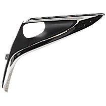 Front, Passenger Side Fog Light Trim, Textured Black, Base Model, Japan/North America Built