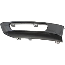 Front, Driver Side Fog Light Trim, Textured Black, Except SVR Model