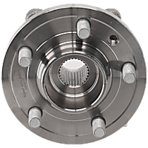 Front, Driver or Passenger Side Wheel Hub, 5 Lugs, With Bearing