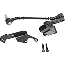 Front, Passenger Side Suspension Ride Height Sensor; 	3-pin plug compatible with 6-pin plug, with Bracket
