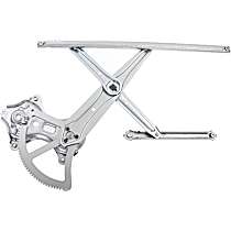Front, Driver Side Power Window Regulator, Without Motor