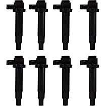 Ignition Coils, Set of 8, with 8 Ignition Coil on Plugs - 