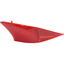 Rear, Passenger Side Bumper Reflector