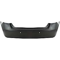 Rear Primed Bumper Cover, Base Model, 6 Cyl., 3.5L Engine, With Parking Aid Sensor Holes