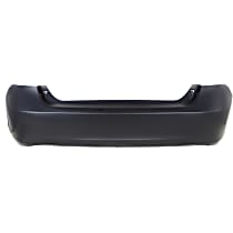 Rear Primed Bumper Cover, Base Model, 6 Cyl., 3.5L Engine, Without Parking Aid Sensor Holes, CAPA Certified