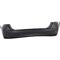 Rear Primed Bumper Cover, With Parking Aid Sensor Holes