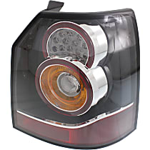Passenger Side Tail Light, with Bulb, Halogen, Clear Lens, Sedan