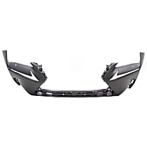 Front Primed Bumper Cover, Base Model, Without F Sport Package, With Headlight Washer Holes, CAPA Certified