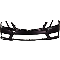 Front Primed Bumper Cover, Sedan/Wagon, Without Park Sensor and Headlight Washer Holes, For Models With AMG Styling Package, Except E63 Model