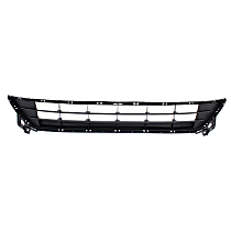 Lower Bumper Grille, Textured Black, CAPA CERTIFIED