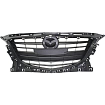 Upper Grille Assembly, Textured Black Shell and Insert