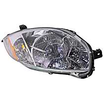 Passenger Side Halogen Headlight, With bulb(s), Convertible, Production Date From January 1 2007, OE Replacement