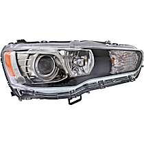 Passenger Side HID/Xenon Headlight, With bulb(s), OE Replacement