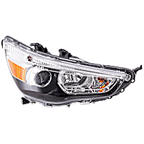 Passenger Side Halogen Headlight, With bulb(s), OE Replacement