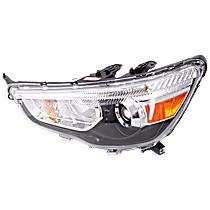 Driver Side Halogen Headlight, With bulb(s), OE Replacement