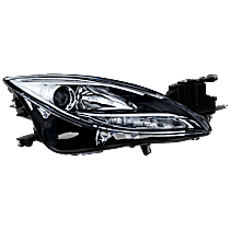 Passenger Side HID/Xenon Headlight, Without bulb(s), OE Replacement
