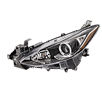 Driver Side Headlight, with Bulb, Halogen, Clear Lens, without wiring harness